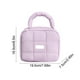 thumbnail image 3 of Neceser de viaje ligero y grande para mujer, organizador de maquillaje con asa para accesorios, artículos esenciales y artículos de tocador, morado., 3 of 6