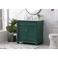 thumbnail image 2 of 36 inch single bathroom vanity set in green, 2 of 8