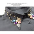 thumbnail image 6 of LoudSung False Collar Detachable Half Shirt Blouse Elegant Fake Collar Crystal Dickey Decorative Design for Women Girls, 6 of 9