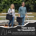 thumbnail image 6 of SPORT BEATS Stadium Seats with Back Support Bleacher Chairs with Back and Cushion Thick Padded Bleacher Seats Includes Shoulder Strap, 6 of 7