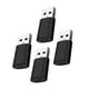 thumbnail image 5 of Adaptadores hembra USB 3.0 a tipo C Hugo 4 Uds. Soporte de carga rápida Negro, 5 of 10