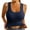 Navy, variant on Clearance Sale 2025 Shapers Women's Sports Bra Big Chest Small Running Shockproof Gathering No Steel Ring Sports Bra Large Fitness Yoga Vest