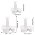 thumbnail image 2 of 3Pcs Plastic Reusable Biscuit Molds Kitchen Biscuit Cutters Bakery Cookie Cutters Baking Accessory, 2 of 6