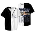thumbnail image 1 of Waylon Wyatt Out Of The Blue Tour Veste de Baseball Tee Unisexe Col en V Manches Courtes T-Shirts, 1 of 5
