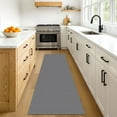 thumbnail image 4 of iOhouze Runner Rug 2x7 Non Slip Carpet Runners for Hallways Cotton Kitchen Runner Rugs with Rubber Backed Braided Indoor Floor Runners for Entryway Hallway Kitchen Bedroom, Gray, 4 of 9