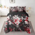 thumbnail image 2 of Feelyou Teens Tokyo Warrior Bedding Comforter Set 7 Pieces, Kawaii Japanese Princess Full Bedding Set, Ancient Geisha Reversible Fitted Sheet Flat Sheet, Breathable Home Decor, 2 of 7