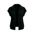 thumbnail image 7 of Women's Sleeveless Zip Up Sweatshirt Vest Stand Collar Athletic Sweatshirt Jacket with Pockets for Spring Fall Winter Daily Athleisure Loungewear, 7 of 7