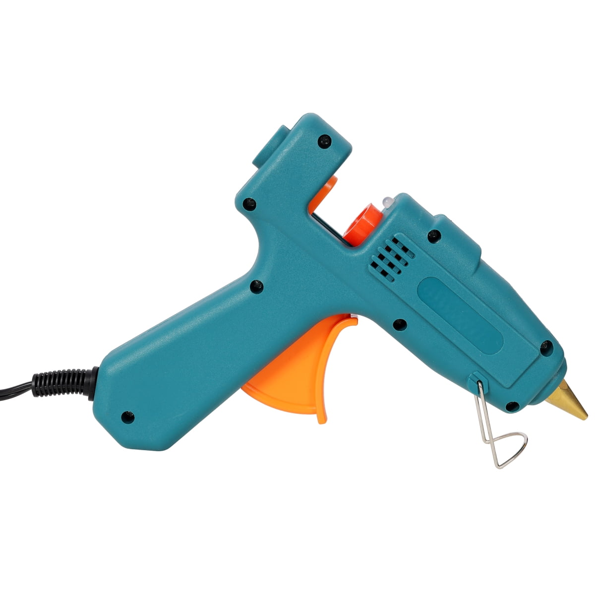 LuckyNote Two Temperature Hot Glue Gun, Professional DIY Craft Repair Tool with 30 Glue Sticks & Storage Bag, Dual Temp Settings, Green