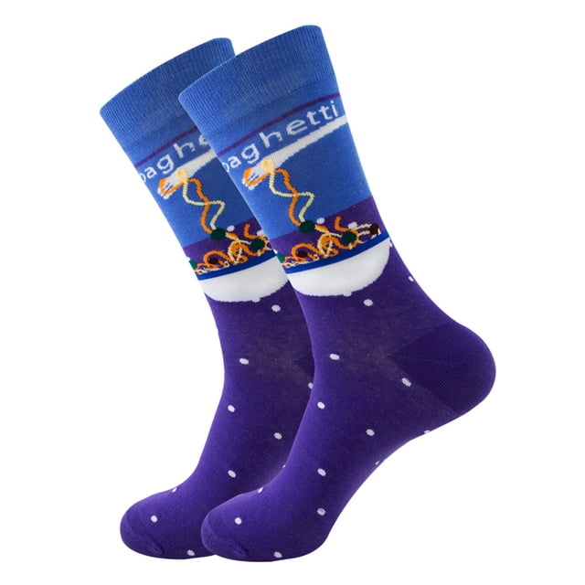 Chaussettes Géométriques en Forme de Fruits pour Hommes et Femmes, Chaussettes de Rue, Chaussettes d'Astronaute