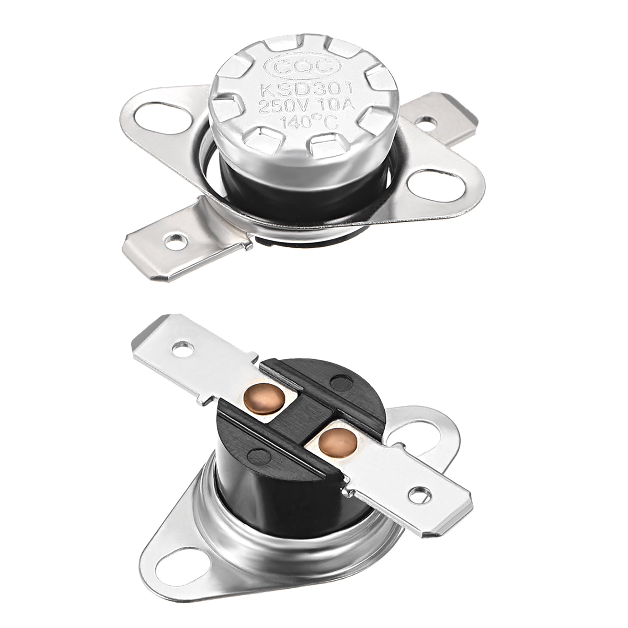 Temperature Control Switch , Thermostat KSD301 140°C , 10A , Normally