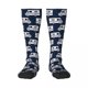 thumbnail image 2 of Camiones de correo: calcetines con diseño en azul, accesorios para mujeres y hombres, calcetines de vestir flexibles, 2 of 4