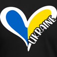 thumbnail image 3 of CafePress - Love Ukraine Heart T Shirt - Mens Tri-blend T-Shirt, 3 of 4