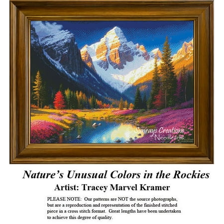 Landscape Cross Stitch Patterns | Nature s Unusual Colors in the Rockies (Pattern Only You Provide The Floss and Fabric) Landscape Cross Stitch Patterns | Nature s Unusual Colors in the Rockies (Pattern Only You Provide The Floss and Fabric)