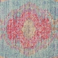 thumbnail image 6 of SAFAVIEH Windsor Beaufort Transitional Area Rug, Light Blue/Fuchsia, 6' x 6' Round, 6 of 7