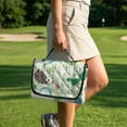 thumbnail image 4 of Xixirimido Golf Cart Seat Cover with 4 Pocket Quilted Golf Cart Seat Blanket Universal Club Car Seats Towel Fits 2-Person Carts Golf Carts Accessories, Golf Balls Hedgehog Cactus, 4 of 8