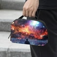 thumbnail image 2 of Galaxy Waterproof Oxford Fabric USB Organizer Storage Box Charger Phone Case Cell Phone Cord Organizer 5.9x9.44x3.14 in., 2 of 6