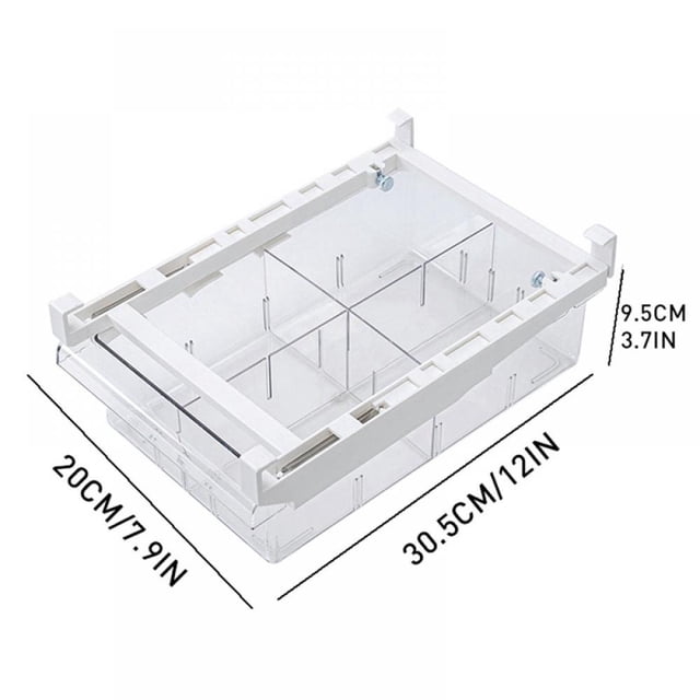 Boîte de Rangement pour Réfrigérateur Tiroir pour Compartiment Réfrigérateur de Moins de 0,6”
