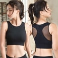 thumbnail image 4 of Sujetador deportivo de doble capa con espalda hermosa y sin aros de acero, de secado rápido, a prueba de golpes, para fitness, yoga y running, 4 of 5