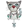 thumbnail image 3 of Allen Designs Souris le Chat Gris Minou Miaou Horloge Murale à Pendule à Piles, 3 of 3