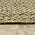 thumbnail image 3 of Style Haven  Veranda Tonal Woven Basket Weave Indoor-Outdoor Rug Light Brown 2'3" x 7'6" Runner 8' Runner Runner, Outdoor, Indoor Entryway, Bathroom,, 3 of 5