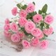thumbnail image 5 of Nvzi Ramo de hortensias artificiales - Realista y colorido, ideal para bodas, San Valentín y decoración del hogar, 35 cm, rosa, 1 unidad., 5 of 5