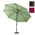 thumbnail image 1 of 11' Fibre de Verre Marché Umbrella Col Inclinaison DV Bronze/Pacifica/Burgandy, 1 of 2