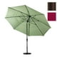 11' Fibre de Verre Marché Umbrella Col Inclinaison DV Bronze/Pacifica/Burgandy – image 1 sur 2