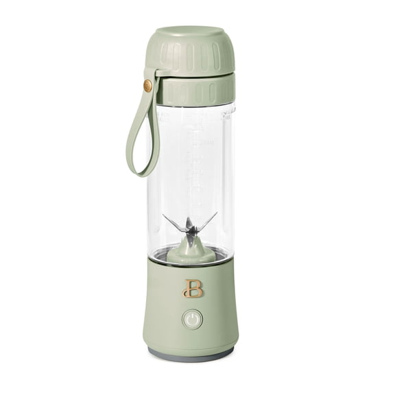 Open Box Beautiful Portable to-Go Blender 2.0, 70 W, 16 oz, Sage Green by Drew Barrymore