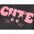 thumbnail image 3 of Serdomi Girls Short Sleeve T-shirt Summer Tops for Kids Gray Cat Crewneck Tee Graphic Outfits Size 6, 3 of 7