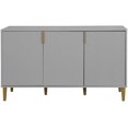 thumbnail image 4 of Freestanding Accent Cabinet with 3 Carved Doors, Modern Credenza Storage for Living Room, Entryway, Kitchen, Dining Room, 4 of 7