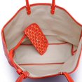 thumbnail image 3 of Bolso de mano de cuero Pu, bolso de hombro portátil de gran capacidad, bolsillo de playa impermeable, 3 of 3