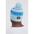 thumbnail image 4 of Gorro de invierno Beanie Monster Jam Megalodon azul celeste/blanco para adultos, 4 of 4