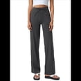 thumbnail image 2 of Pantalones Anchos y Cómodos para Mujer, con Bolsillos Grandes, para Fitness, Yoga y Deportes Casuales. Gris Extendido XL, 2 of 8