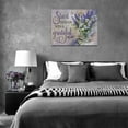 thumbnail image 5 of Lavender Wall Art Rustic Purple Lavender Canvas Painting Prints Purple Flowers Butterfly Motivational Quotes Pictures Wall Decor Contemporary Artwork Home Decor for Bathroom Living Room 16"x12", 5 of 6