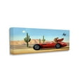 thumbnail image 3 of Stupell Industries Race Car Bunny Driving Desert Canyon Painting Gallery Wrapped Canvas Print Wall Art, Design by Lucia Heffernan, 3 of 7