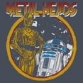thumbnail image 2 of Womens Star Wars Metal Head Rock Droids Racerback Tank, 2 of 4