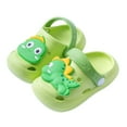 thumbnail image 2 of LYHaoo Girls Sandals Girls Sandals For Toddlers And Kids Dinosaur Pattern Soft EVA Casual Sandals With Heel Strap Comfortable Lightweight Summer Footwear Sizes 12 Little Kid(5.5-6 Years), 2 of 7