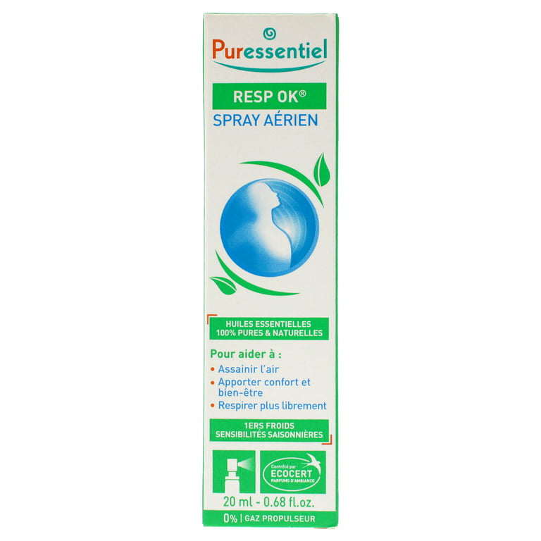 Puressentiel Resp Ok Air Spray, Anti-Allergen Dust Spray, 0.67 oz
