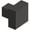 Oil Rubbed Bronze, variant on Deltana KS125U19 1-1/4" Modern Square Knob - Matte Black