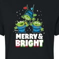 thumbnail image 3 of Toy Story - Merry And Bright - Juniors Cropped Cotton Blend T-Shirt, 3 of 5