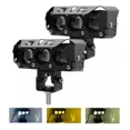 thumbnail image 1 of 2pzs Faros Auxiliares 3 Modos Doble Color Led Para Auto Moto, 1 of 8