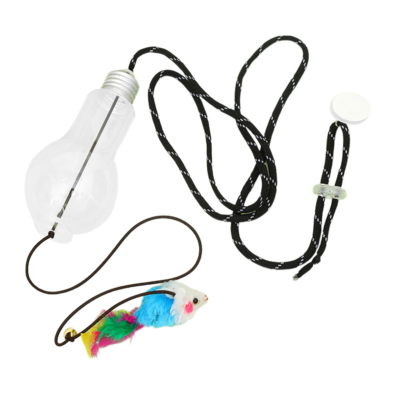oshhnii 3xCat Mouse Toy Exercise Interactive Cat Mice Toy for Kitten Indoor Cats Puppy No Sound