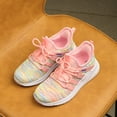 thumbnail image 6 of Kushyshoo Kids Sneakers Rainbow Pink Running Athletic Shoes for Girls Size 3 (Big Kid), 6 of 6