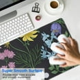 thumbnail image 4 of Functional & Cute Garden Flowers Mouse Mat - Soft to the Touch, Non-Slip Rubber Base, Easy to Slide, Splash Resistant, Portable, Personalized Design, Ideal for Computers, 31.5x11.8 Inch, 4 of 7
