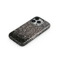 thumbnail image 3 of DesignSkinz Scratch-Resistant Hard Slim Case Compatible with iPhone 15 (Compatible with MagSafe) - Black Unfocused Sparkle, 3 of 9
