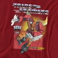thumbnail image 2 of Transformers Hot Rod Unisex Adult T Shirt, Cardinal, Small, 2 of 6