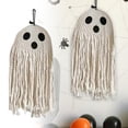 thumbnail image 2 of Handmade Cute Ghost Halloween Decor, Halloween Decorations Indoor & Outdoor Party, Fall Decor Hanging Ornaments For Home Front Door, Window, Wall, Yard, Tree, Car, Garage Door, 2 of 4