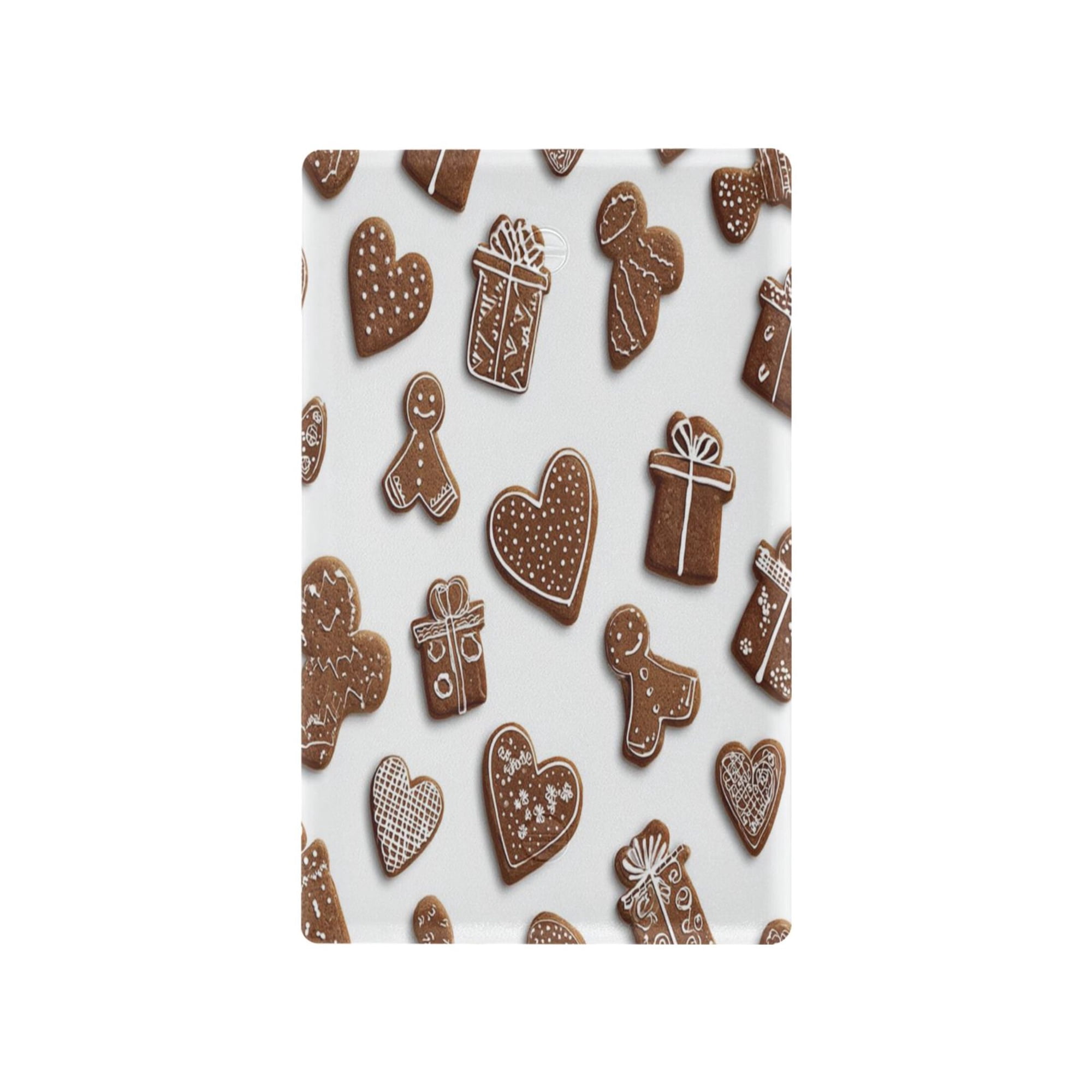 IAUYY Retardant PC Material Unused Outlet Cover Switch Plate Covers Easy DIY Installation with Screws Light Switch Cover Plate Gingerbread Cookie Pattern
