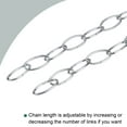 thumbnail image 3 of Uxcell 3.2mm Thick 1m Long Pendant Light Fixture Chains Silver 2 Pack, 3 of 5