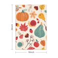 thumbnail image 3 of Fall Harvest Kitchen Towel Set of 2 - Printed Maple Leaves Dish Towels, Absorbent for Drying Decor, 3 of 3